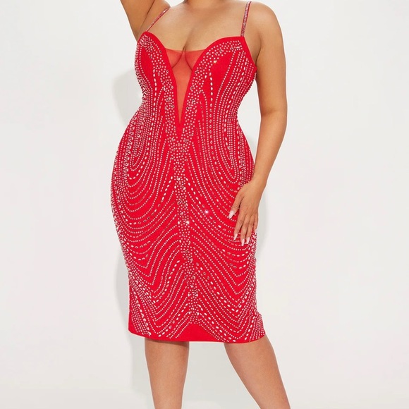 Fashion Nova Dresses & Skirts - Plus size embellished dress